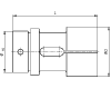 Abgreifzange für Index GS30 / GS42 / GE42 / GE65